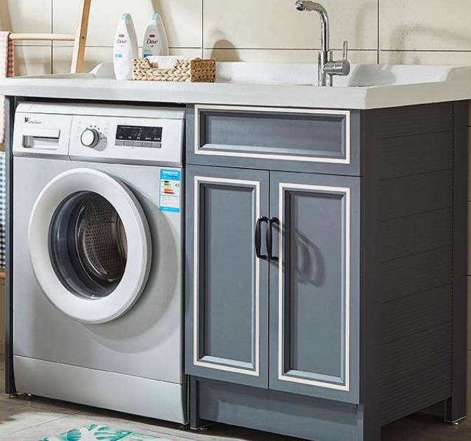 全鋁洗衣機柜定制廠家，鋁合金衣柜防水防曬不變形